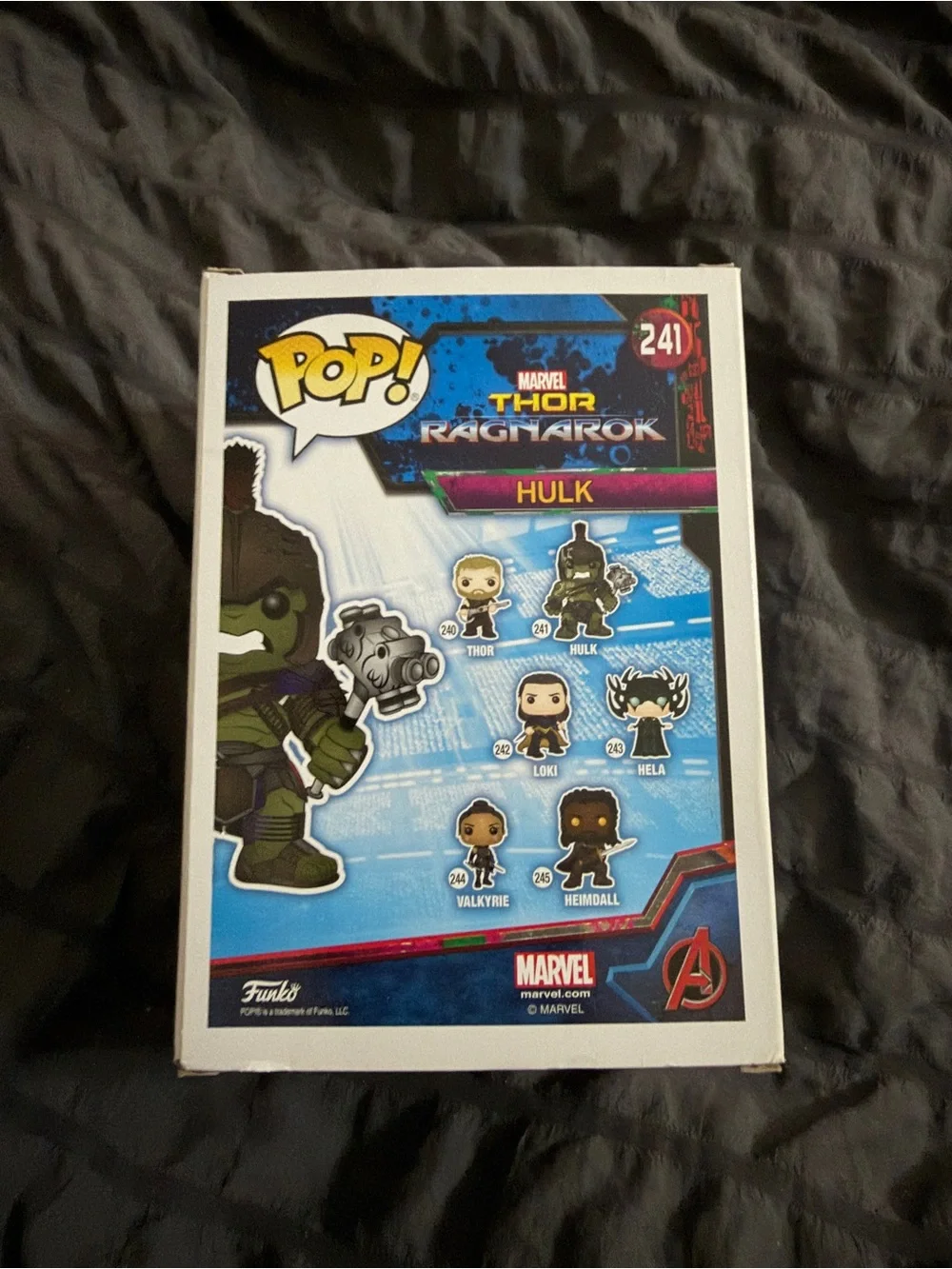 Funko Pop! Marvel Gladiator Hulk #241 Thor Ragnarok 2017